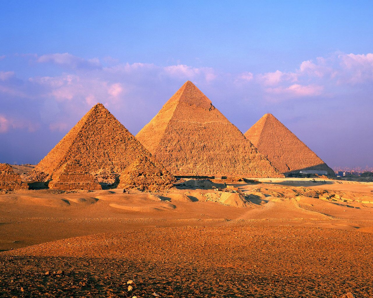 египетские пирамиды, чудеса света