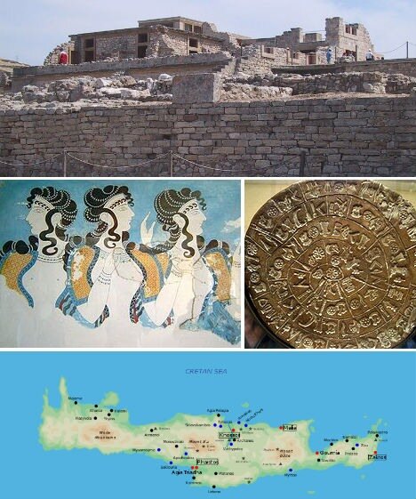 Минойская империя, Крит